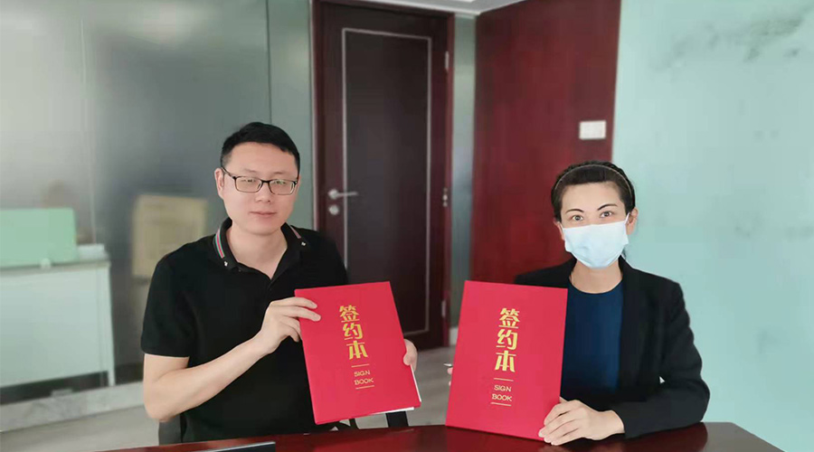祝賀！金環(huán)電器與寧波某品牌電商客戶再次合作，簽約成功！
